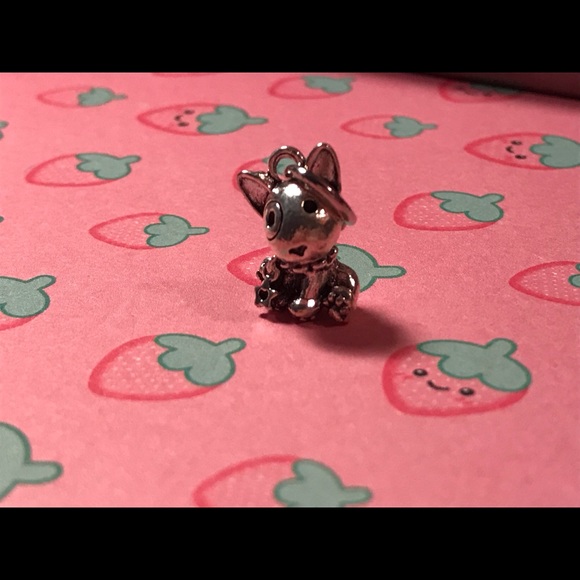 Sterling silver bull terrier dog puppy charm - Picture 4 of 5